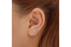  Dusk Divas - Silver / Rhodium plated - Zirconia